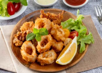 calamari dorati alla birra