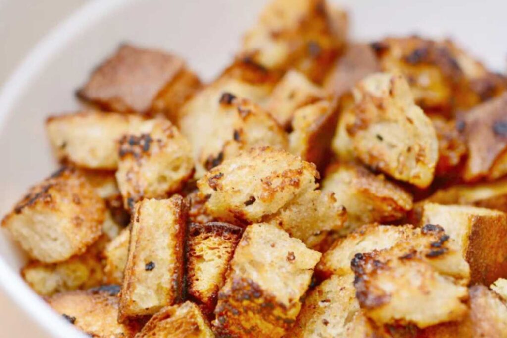 crostini di pane aromatizzati