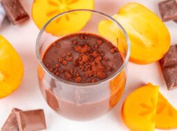 mousse di cachi e cacao