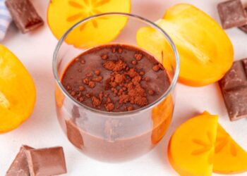 mousse di cachi e cacao