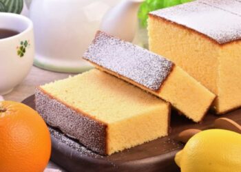 plumcake di agrumi a fette