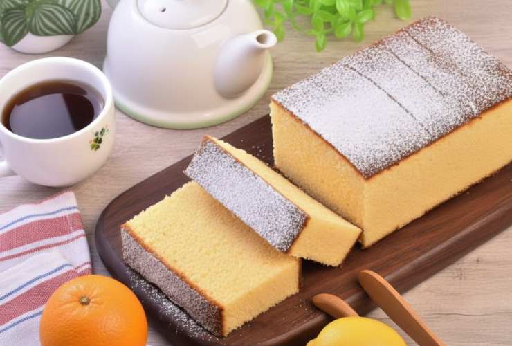 Passiamo adesso a unire le polveri: setacciamo la farina, il lievito e la vanillina nella crema lavorando sempre col frullino per evitare grumi. Riversiamo il composto ottenuto in uno stampo per plumcake foderato o ben imburrato e inforniamo a 180 gradi. Lasciamo cuocere circa 40 minuti, avendo cura di fare una prova stecchino prima di sfornare. Lasciamo raffreddare e spolveriamo con lo zucchero a velo prima di tagliare a fette e servire.