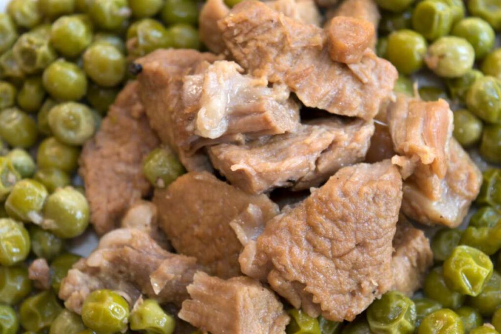 spezzatino tenero spezzatino tenero con piselli