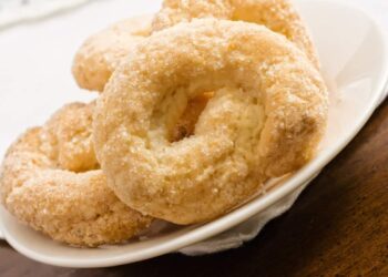 taralli dolci in primo piano