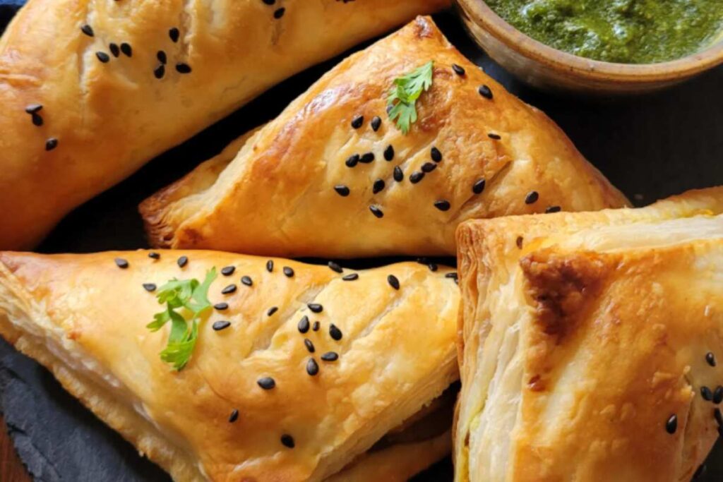 triangolini di pasta sfoglia ripieni