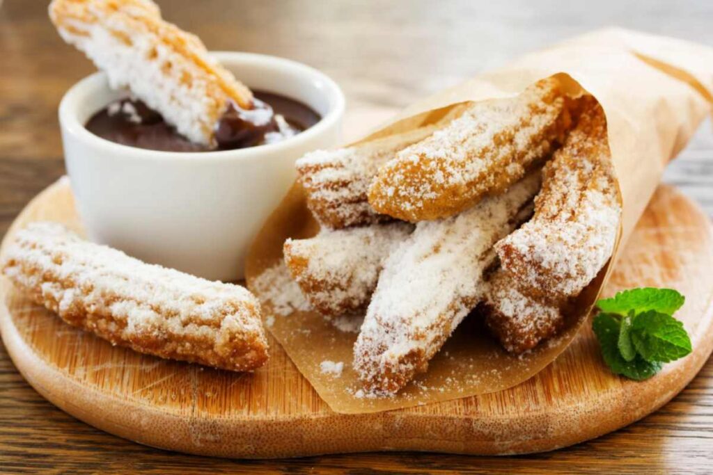 churros ricoperti di zucchero