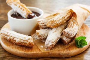 churros ricoperti di zucchero
