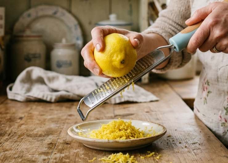 Cuocete la pasta e scolatela molto al dente, tenendo da parte un po’ di acqua di cottura. Trasferitela nella padella con il battuto, accendete il fuoco al minimo ed aggiungete mezzo mestolo d’acqua, quindi saltate energicamente: l’amido della pasta e l’olio delle alici creeranno una cremina pazzesca. Spegnete tutto, grattugiate sopra la scorza del limone e spolverizzate con il prezzemolo: completate con il pane croccante e servite subito!&nbsp;