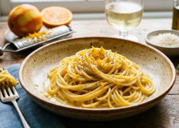 pasta cremosa all'arancia