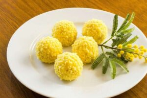 tartufini dolci alla torta mimosa