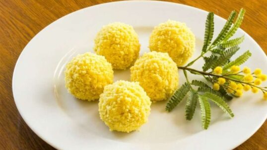 tartufini dolci alla torta mimosa