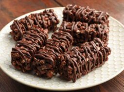 barrette di riso soffiato e cioccolato