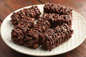 barrette di riso soffiato e cioccolato