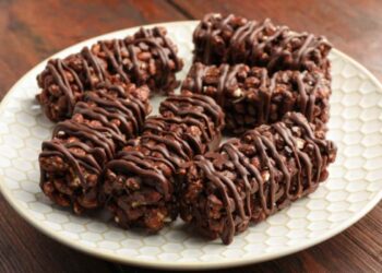 barrette di riso soffiato e cioccolato