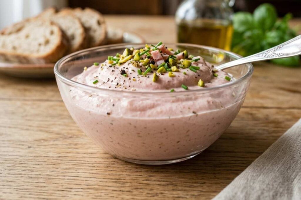 mousse cremosa di mortadella