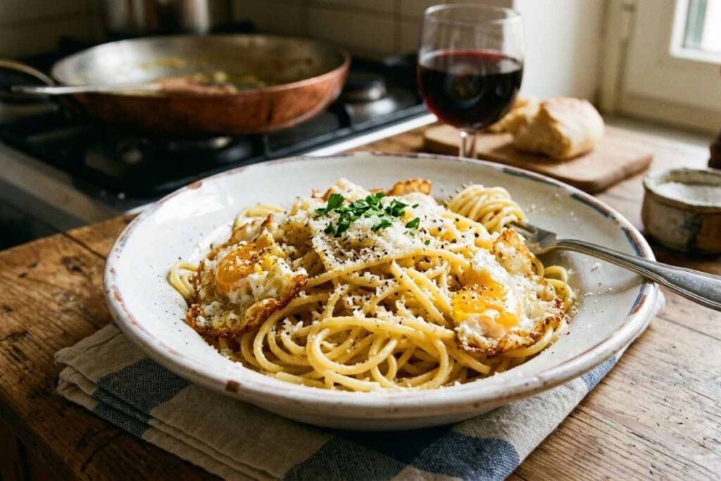 pasta alla poverella piatto di pasta alla poverella