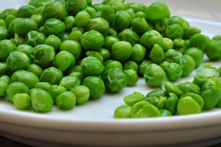 Tuffate metà dei piselli in acqua bollente per 4 minuti, poi scolateli e metteteli subito in una ciotola con acqua e ghiaccio. Frullateli con un filo d’olio extra vergine d’oliva finché avrete una crema liscia e vellutata e mettete da parte. In una casseruola, fate dorare lo scalogno tritato in olio extra vergine d’oliva, quindi unite il riso e fatelo tostare.&nbsp;