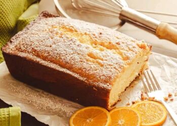plumcake all'arancia