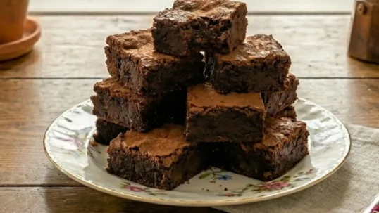 quadrotti fondenti con cioccolato avanzato
