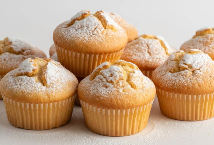 Riempiamo con la crema ottenuta i classici pirottini da muffin lasciando un dito di spazio dal bordo e cuociamo a 180 gradi per 12/15 minuti. Una volta cotti (fate la prova stecchino) lasciamo raffreddare del tutto prima di togliere dagli stampi.