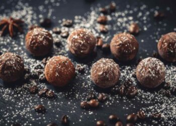tartufini dolci al caffè
