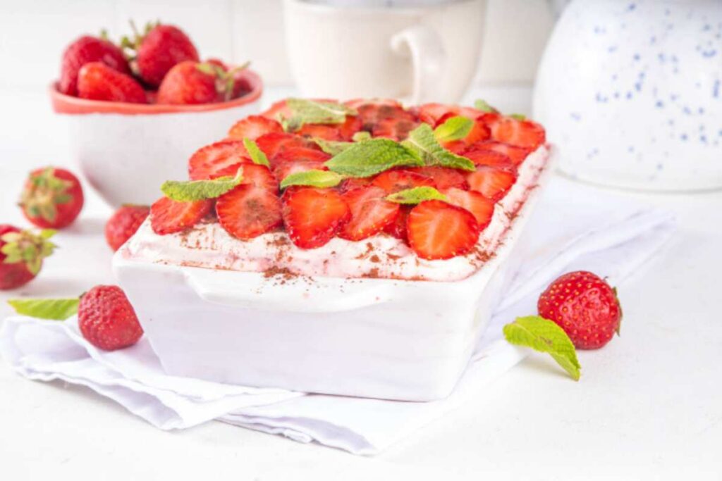 tiramisù alle fragole