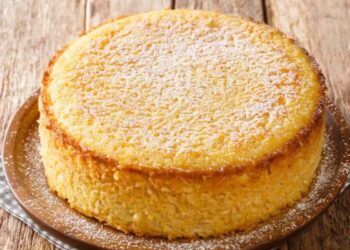 torta soffice allo zafferano