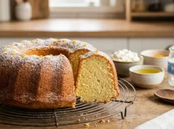 Un ciambellone alto e soffice fatto in casa: scopri come ottenere questa consistenza anche senza usare lo yogurt.