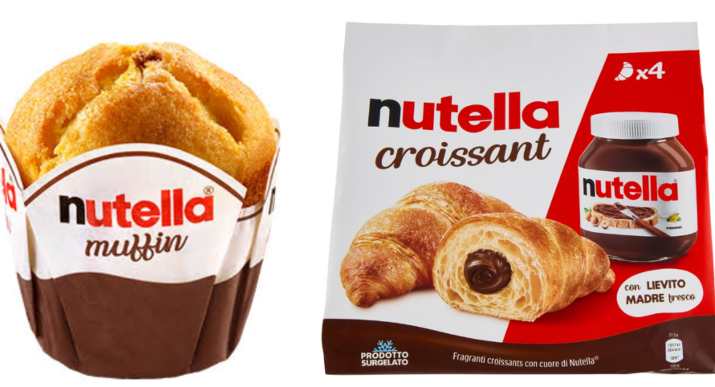 richiamo muffin croissant nutella