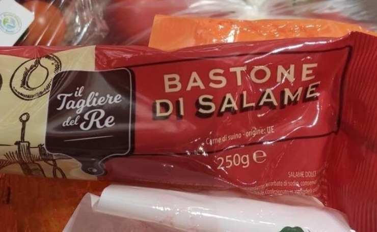dettaglio del salame richiamato da Aldi - ricette.com