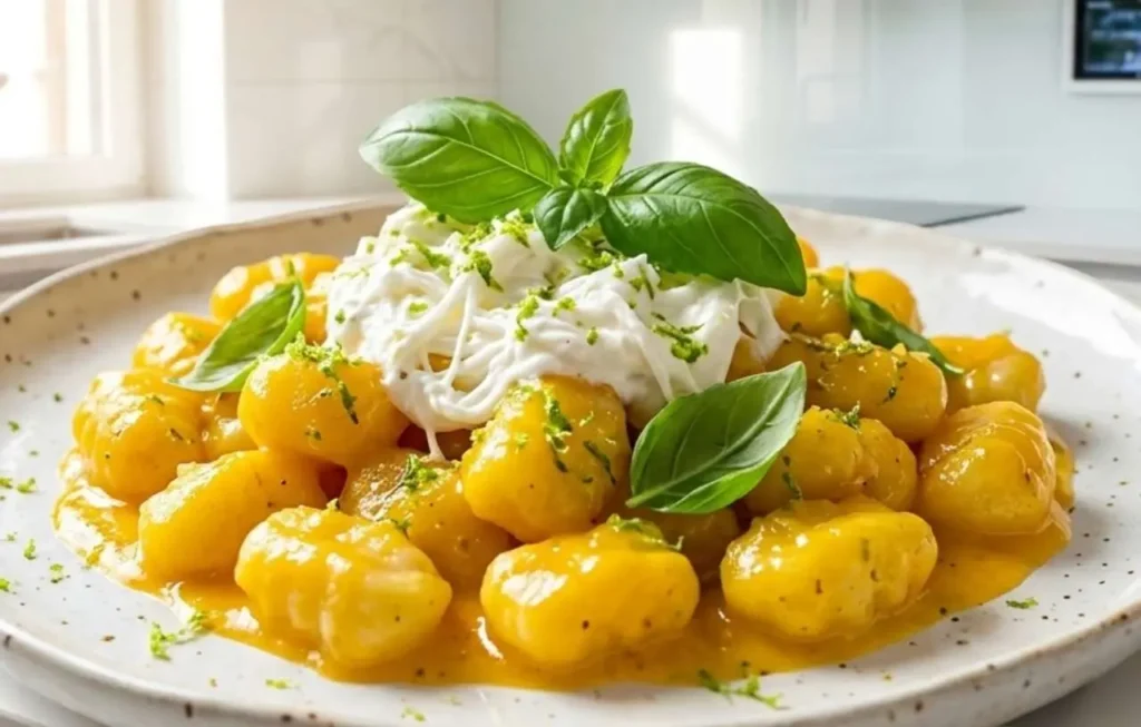 gnocchetti pomodorini e stracciatella