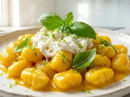 gnocchetti pomodorini e stracciatella