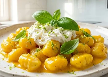 gnocchetti pomodorini e stracciatella