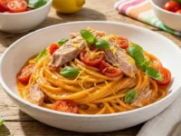 pasta fredda cremosa tonno limone