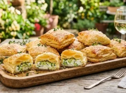 quadrotti-pasta-sfoglia-ricotta-e-zucchine Rustici di pasta sfoglia con ricotta e zucchine per aperitivo