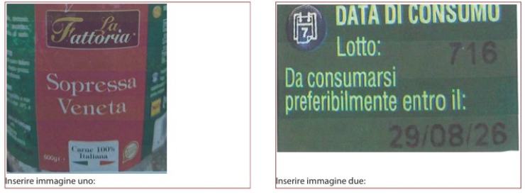 richiamo md prodotto confezionato